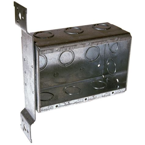 3 gang metal outlet box|3 gang shallow switch box.